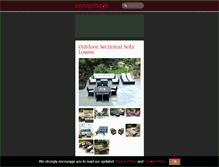 Tablet Screenshot of mytripbloggies.com